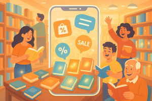 متن تبلیغات کتابفروشی